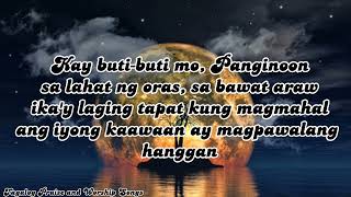 KAY BUTIBUTI MO PANGINOON  Lyrics Vedio Tagalog Praise and Worship Songs [upl. by Ariuqahs]