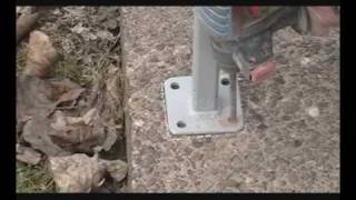 How to Install Railing with Base Plates [upl. by Charteris301]