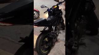 Bajaj Pulsar 200NS Akrapovic Exhaust [upl. by Plunkett]