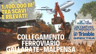 Collegamento ferroviario GallarateMalpensa un cantiere tecnologico [upl. by Wall]