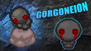 Gorgoneion  The Binding of Isaac Fiend Folio Item Showcase [upl. by Aihset739]