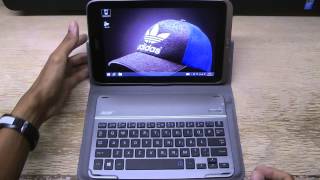 Acer Iconia W4 Bluetooth Keyboard Case Review [upl. by Adrell210]