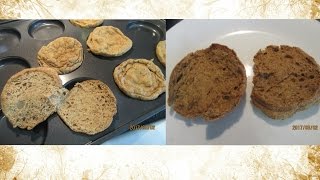 Flaxseed Bread Low carb Gluten free english muffins [upl. by Ahsinev]