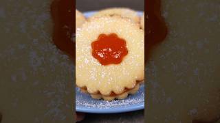 Delicious amp Soft Linzer Cookie Recipe 🍓🍪😋 [upl. by Rimas]