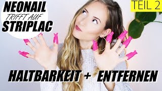 NeoNail und Striplac kombinieren Haltbarkeit amp Entfernen  Nails »Lalalunia« [upl. by Magulac]