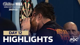 A SIMPLY SENSATIONAL TIE  Day 12 Evening Highlights  202122 William Hill World Darts Championship [upl. by Adlar774]