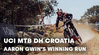 UCI MTB 2018 Aaron Gwin mastered the DH race in Croatia [upl. by Hoxsie]