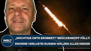 UKRAINEKRIEG Putin jubelt quotWichtige Orte erobertquot Enorme Verluste Russen walzen alles nieder [upl. by Bierman835]