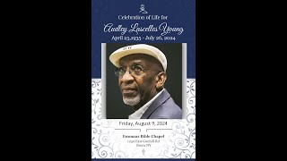 Celebration of Life for Audley Lascelles Young April 25 1935  July 262024 [upl. by Loralyn]