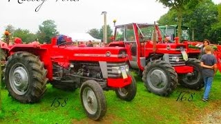 Petit défilé de tracteur à Bernesq lors du 4ème rassemblement de matériels agricoles [upl. by Howes]