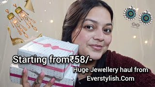 Huge Jewelry Haul from Everstylishcom Fashion Jewelry jewellery fashionjewellery fashion 😍🔥😥 [upl. by Seiuqram38]