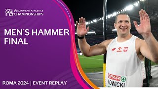 Another Polish MASTERCLASS 🪄 Mens hammer final replay  Roma 2024 [upl. by Lowe]