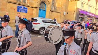 Bellshill Defenders flute band at Craigneuk true Defenders band parade 2024 [upl. by Llerdna414]