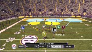 NEW EA SPORTS NCAA Football 12  Fresno State vs LSU 2nd Quarter [upl. by Eaves]