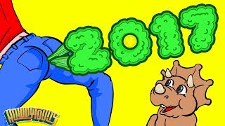 The Farting Song amp More Educational and Fun Best Cartoons of 2017  Dinosaur Songs from Howdytoons [upl. by Kcirdehs]