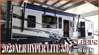 2023 XLR HYPER LITE 3517 Toy Hauler Trailer by Forestriver RVs at Couchs RV Nation  RV Review Tours [upl. by Barbara]