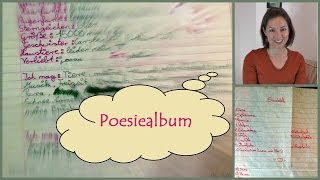 Mein Poesiealbum Tag  gabelschereblog [upl. by Calbert]