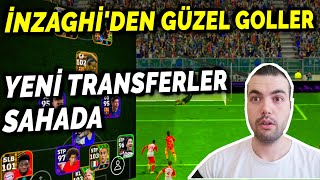 YENİ TRANSFERLER SAHADA 🔥 İNZAGHİDEN ZOR GOLLER  EFOOTBALL 2024 MOBİLE GAMEPLAY [upl. by Everara]