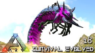 ARK SURVIVAL EVOLVED  EPIC DEATHWORM TAMING  E18 MODDED ARK PUGNACIA DINOS [upl. by Nahej]