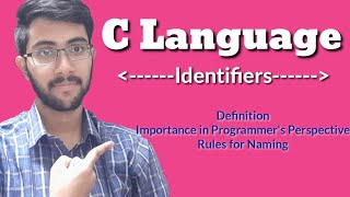 IdentifiersVariable Names in C Language  C Language in Telugu  Lecture 3  Vamsi Bhavani [upl. by Annabella]