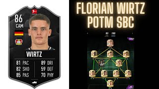 HOW TO COMPLETE FLORIAN WIRTZ SBC SOLUTION  MADFUT 22 [upl. by Niriam384]