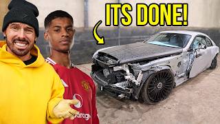 I REBUILT MARCUS RASHFORDS WRECKED ROLLS ROYCE [upl. by Aysab902]