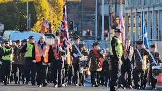 Cambuslang britannia flute band  Hutchesontown True Blues LOL 69 111123 [upl. by Lalage]