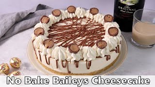 No Bake Baileys Cheesecake Recipe [upl. by Acinomed]