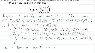 Spivak Chapter 2 Exercise 8 [upl. by Russom516]