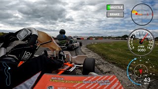 Lydd Kart Circuit  Rotax Practice  19 Jul 23  2 Stroke Karting  GoPro Hero10 4k50fps  Dashware [upl. by Chrissy]