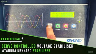 3Phase Servo Controlled Voltage Stabiliser with Isolation Transformer  atandra KRYKARD Stabilizer [upl. by Wyler]