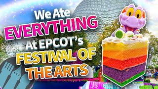 EPCOT Festival of the Arts 2024 Opening Day  New Merchandise Artwork amp Massive Crowds [upl. by Ahouh714]