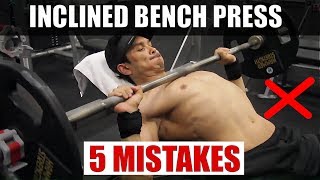 INCLINED BENCH PRESS अपर चेस्ट का साइज बढ़ायें STOP MISTAKES NOW [upl. by Symer]