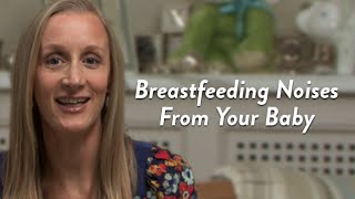 Breastfeeding Noises from Your Baby  Subt ING FR ES ZHOCN  CloudMom [upl. by Rockwood]