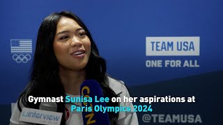 Gymnast Sunisa Lee on her aspiration at Paris Olympics 2024 [upl. by Sherr]