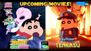 🎉Top 4 Upcomming  Shinchan Movies  Tenkasu Academy In Hindi  Upcoming Movie On Sony Yah  16June [upl. by Emera962]