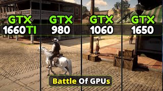 GTX 1650 vs GTX 1060 vs GTX 980 vs GTX 1660 Ti  The Battle Of Nvidia 9 10 amp 16 Series GPUs [upl. by Lada]