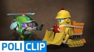 Calm down Bruner  Robocar Poli Rescue Clips [upl. by Atilrac]