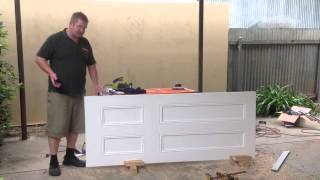 Tradie Tips Planing the Edge of a Door [upl. by Etterual]