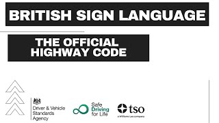 BSL The Official Highway Code Road markings [upl. by Nollahp963]