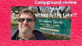 Thousand Trails Medina lake Campground Review  Where is The Lake [upl. by Dnaltroc]