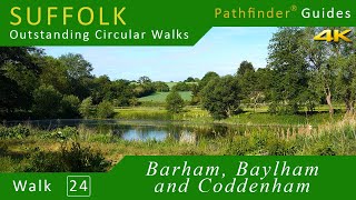 Pathfinder Outstanding Circular Walks Suffolk Walk 24 Barham Baylham and Coddenham [upl. by Faber]