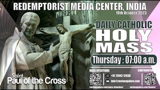 Catholic Holy Mass  19th October 2023 Thursday  Memorial of St Paul of the Cross [upl. by Eicirtap]