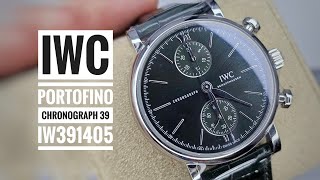 IWC Portofino Chronograph 39 IW391405 [upl. by Rainger697]