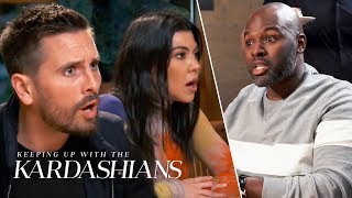 Scott Disick Blows Up At Corey Gamble For Saying Hed Whip Penelopes A  KUWTK  E [upl. by Iadam]