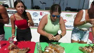 MVI 0453  San Gennaro Feast Hamptons  Sun 091524 Video 2 by Ed Graham  Zeppole Eating Contest [upl. by Narual]