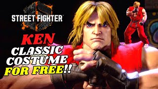 How to Unlock KEN Classic Costume in SF6 for FREE 😮🔥 STREET FIGHTER 6 streetfighter6 sf6 [upl. by Elfrieda]