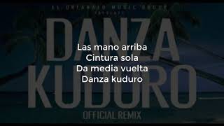 Don Omar  Danza Kuduro Remix Letra Ft Lucenzo Daddy Yankee Arcangel [upl. by Razid]