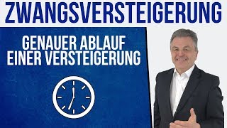 Zwangsversteigerung Immobilien Ablauf einer Versteigerung [upl. by Akcimahs]