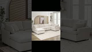 Modern Living Room Upgrade UShape Sofa Trends [upl. by Radborne]